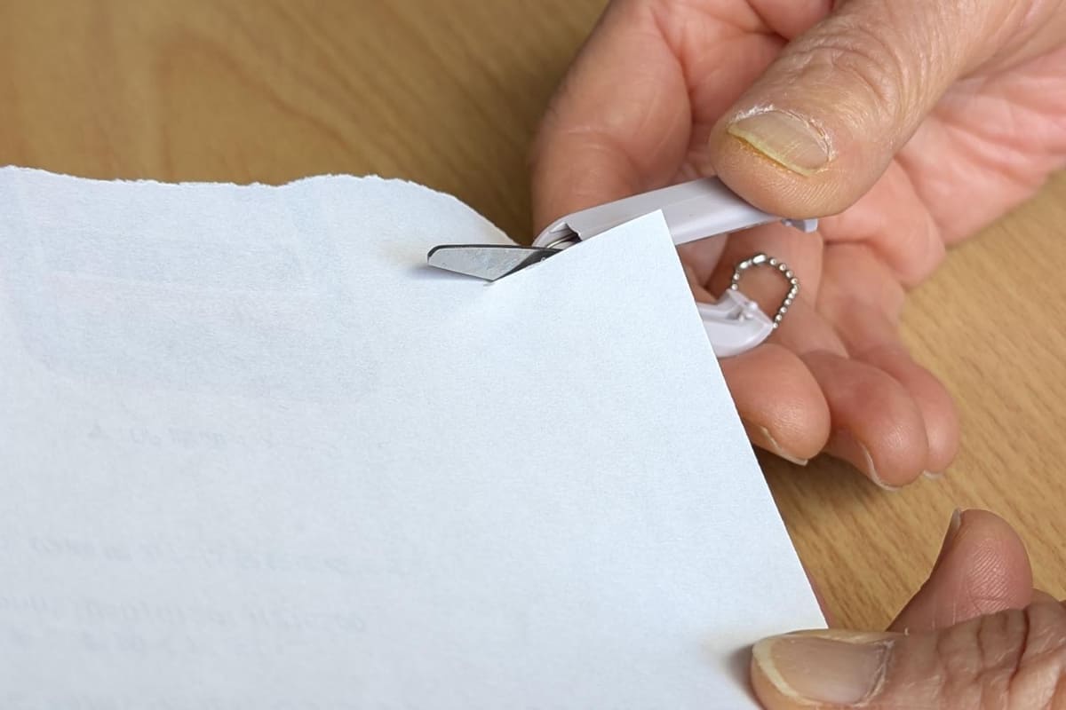 見た目はかなり独特ですが、バネ効果で刃が大きく開くので、使い勝手は悪くありません