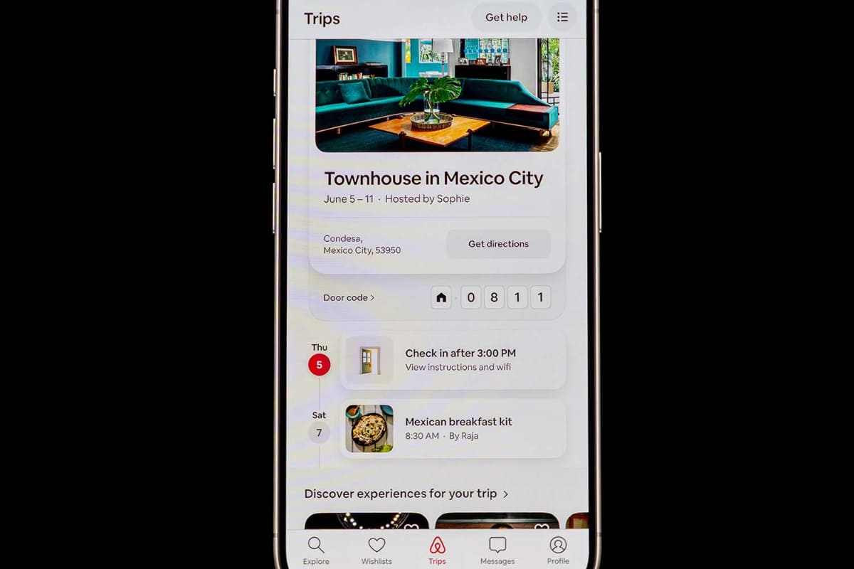 新アプリでは、予約した宿から各種体験までを一括で管理する
