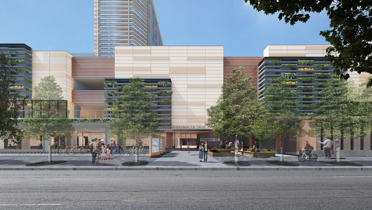 II期完成時施設北側正面エントランスイメージ