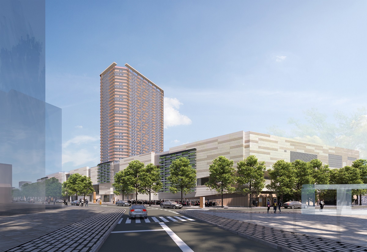 II期完成時施設北西側イメージ