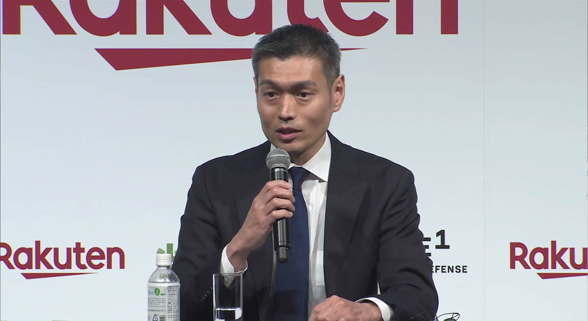 楽天グループ 執行役員 社長室 室長 向井秀明氏