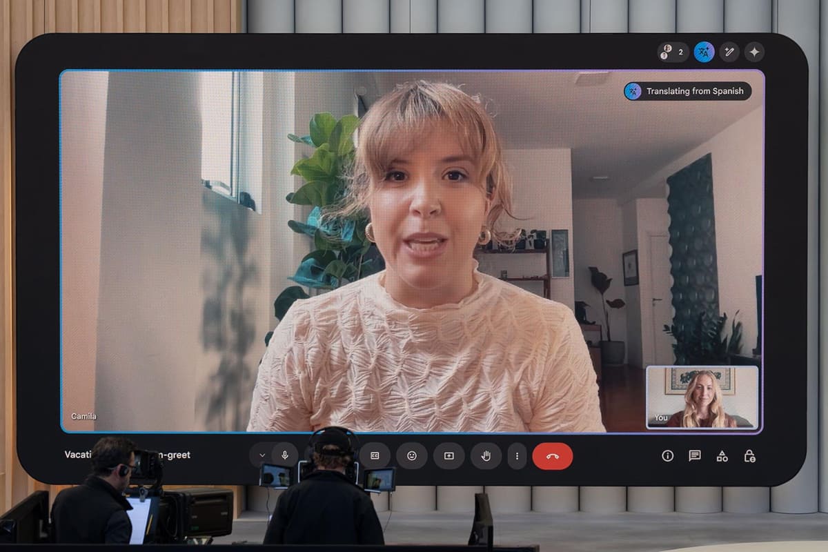 Google Meetの中で、ほぼリアルタイムでの「音声翻訳」を実現。まずは英語とスペイン語の間から