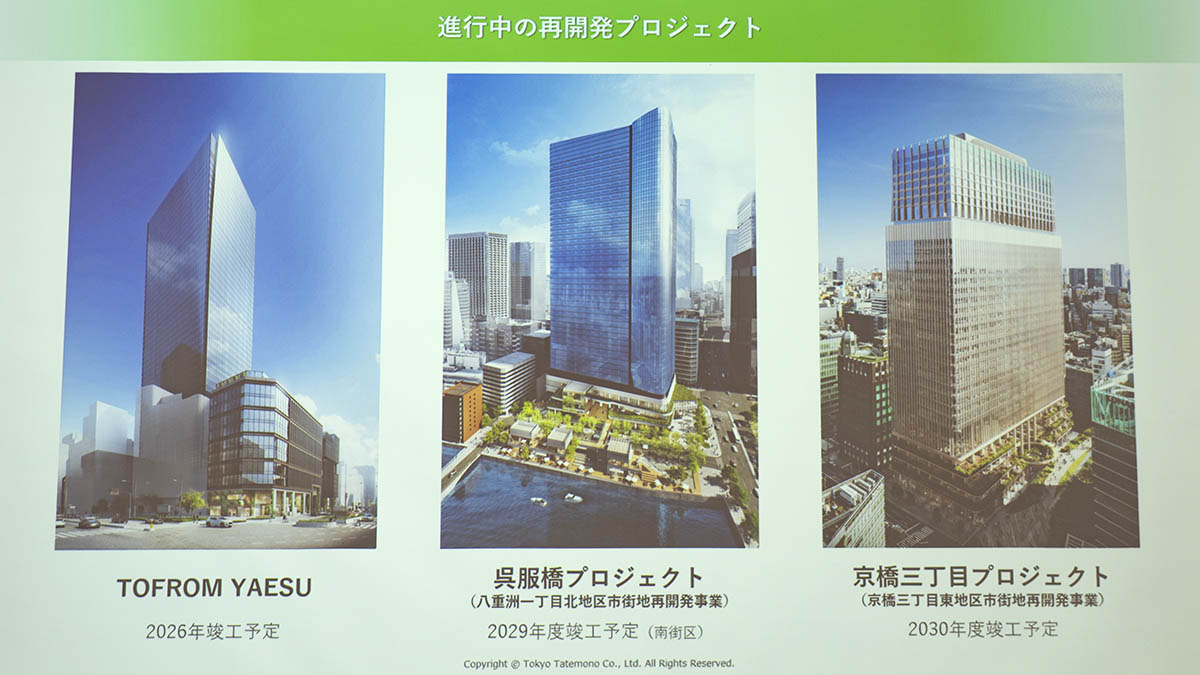 進行中の再開発プロジェクト