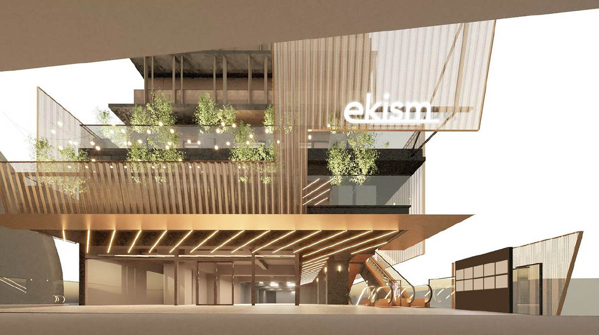 建物完成イメージ(3階東西自由通路より)