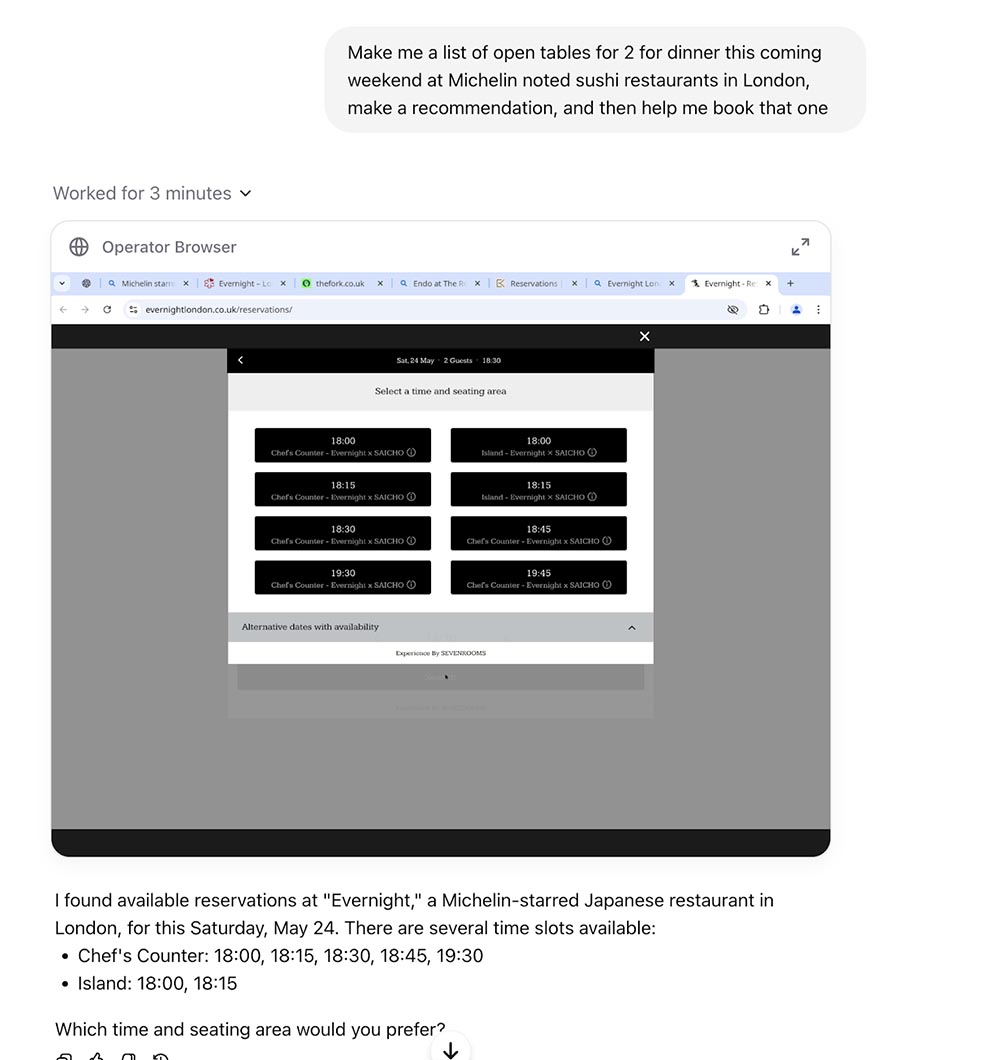 【参考】o4ベースのOperator