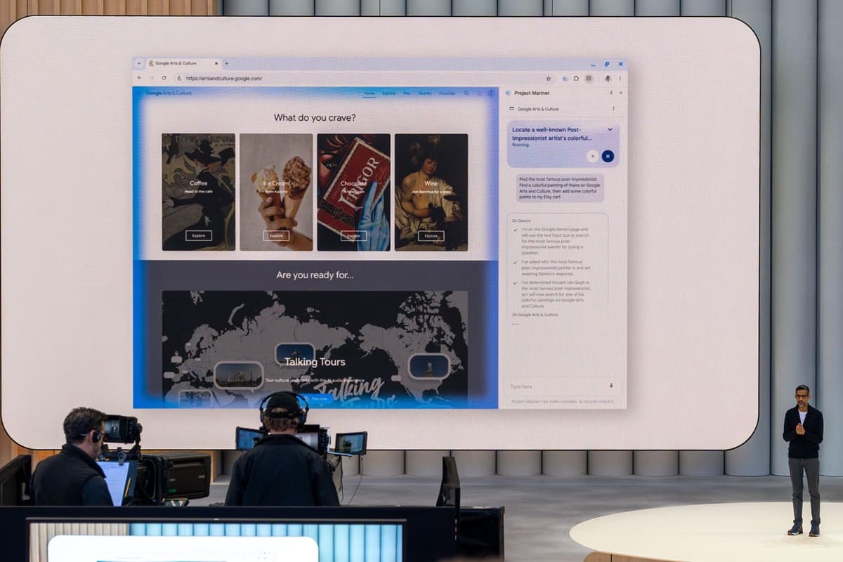 チャットUIでウェブを操作するエージェント技術である「Project Mariner」