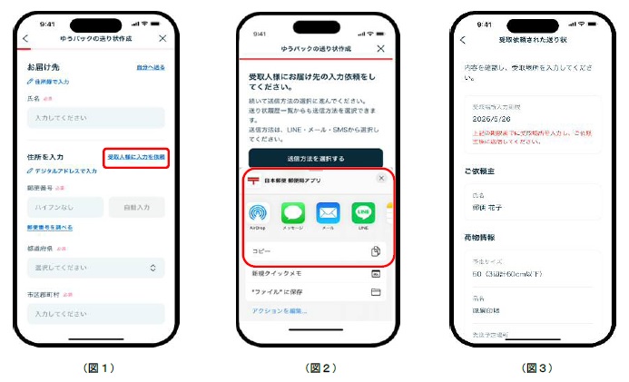住所がわからなくても荷物を送ることができる