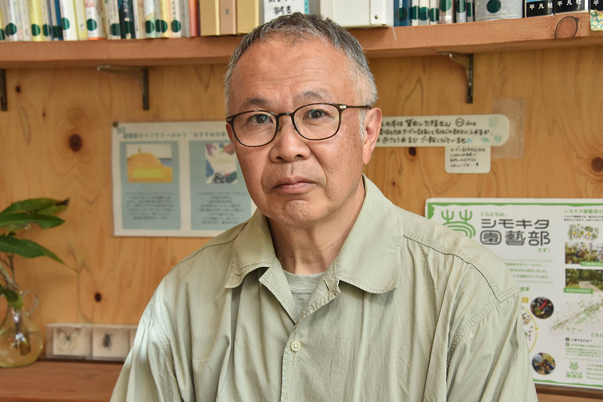 コンポスト担当の斉藤吉司さん