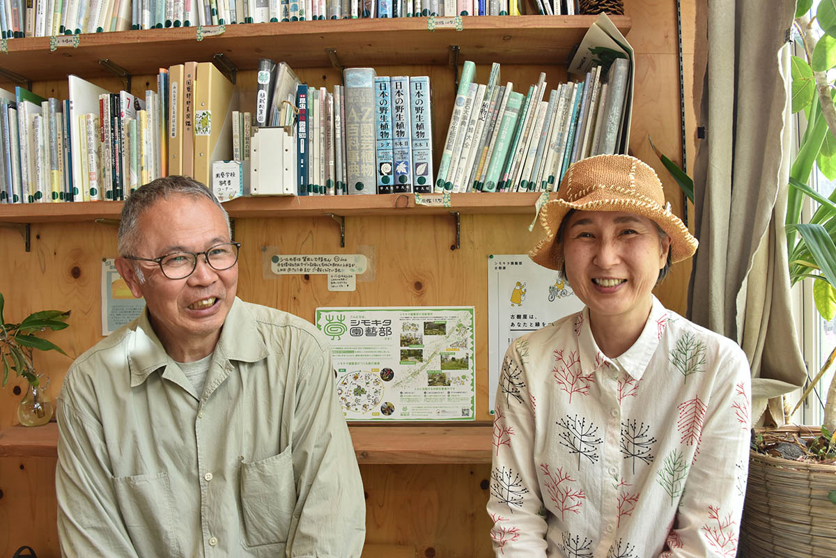 シモキタ園藝部の活動について語り合う関橋さんと斉藤さん