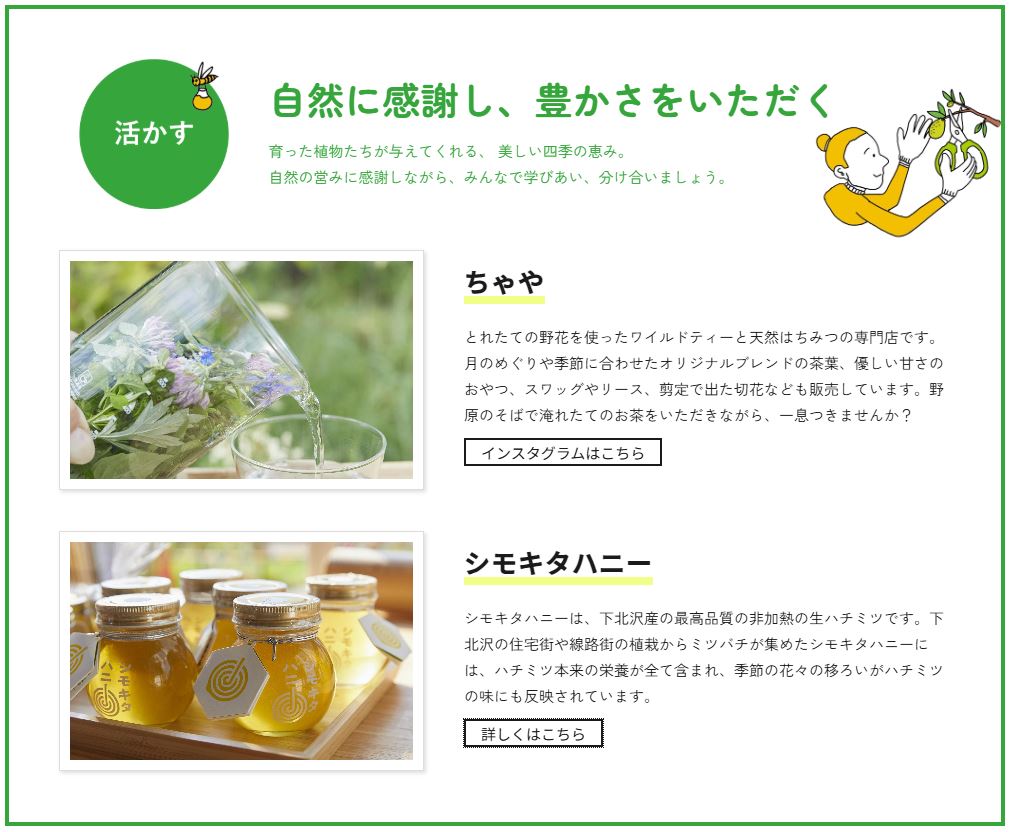 シモキタ園藝部 Webサイトより