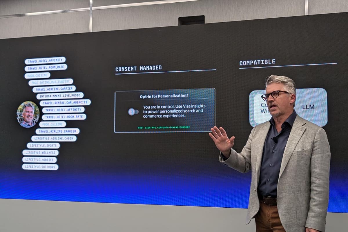 情報をAIエージェントに渡すのはあくまでユーザーの「同意」があってのもの。加えて、すべての情報を一度に渡すのではなく、その時どきで必要な情報のみを提供するスタイルとなる