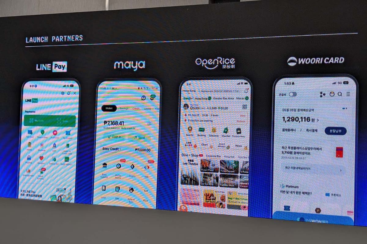 Visa Payのパートナー紹介。LINE Payが入っていて一瞬焦るが、これは台湾現地法人のもの
