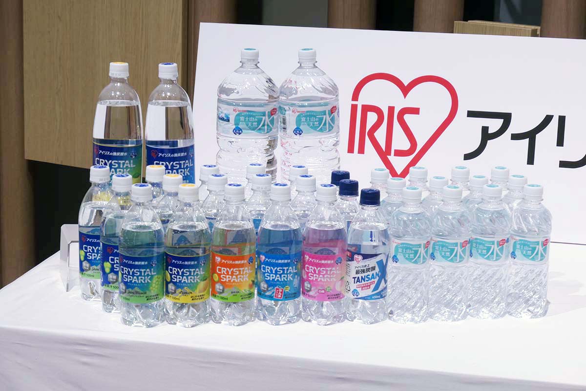 2021年に天然水と炭酸水で飲料水事業に参入