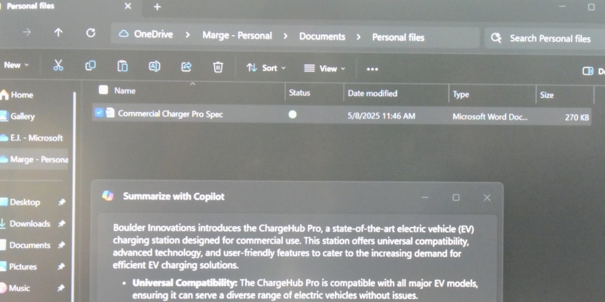 現在は英語のみ。ファイルの要約などが行なえる
