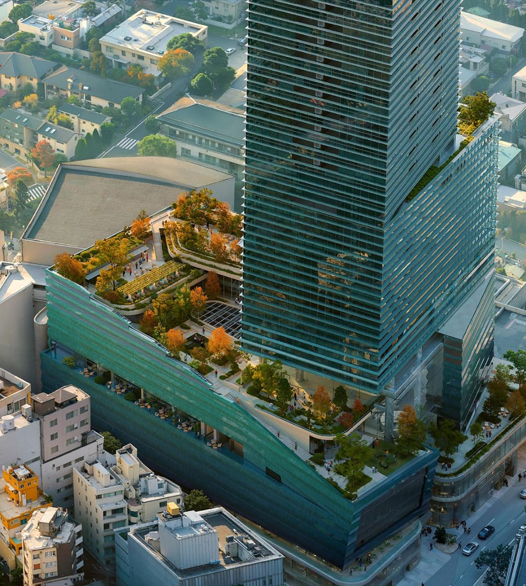 The Sanctuary(Image by Mir, Copyright Snøhetta and NIKKEN SEKKEI LTD/提供：東急)