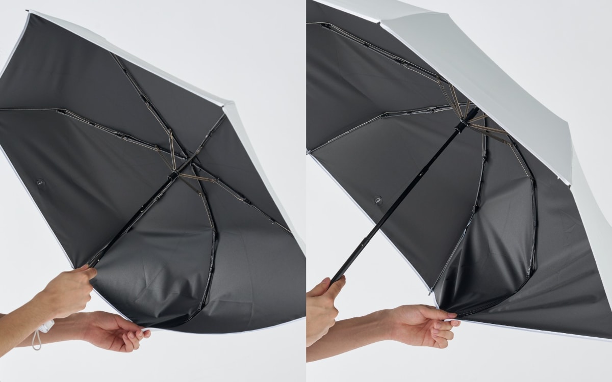 54cmおよび60cmモデルは風速15m/sの耐風性能を有する