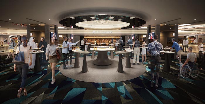 IGアリーナのdカードラウンジ