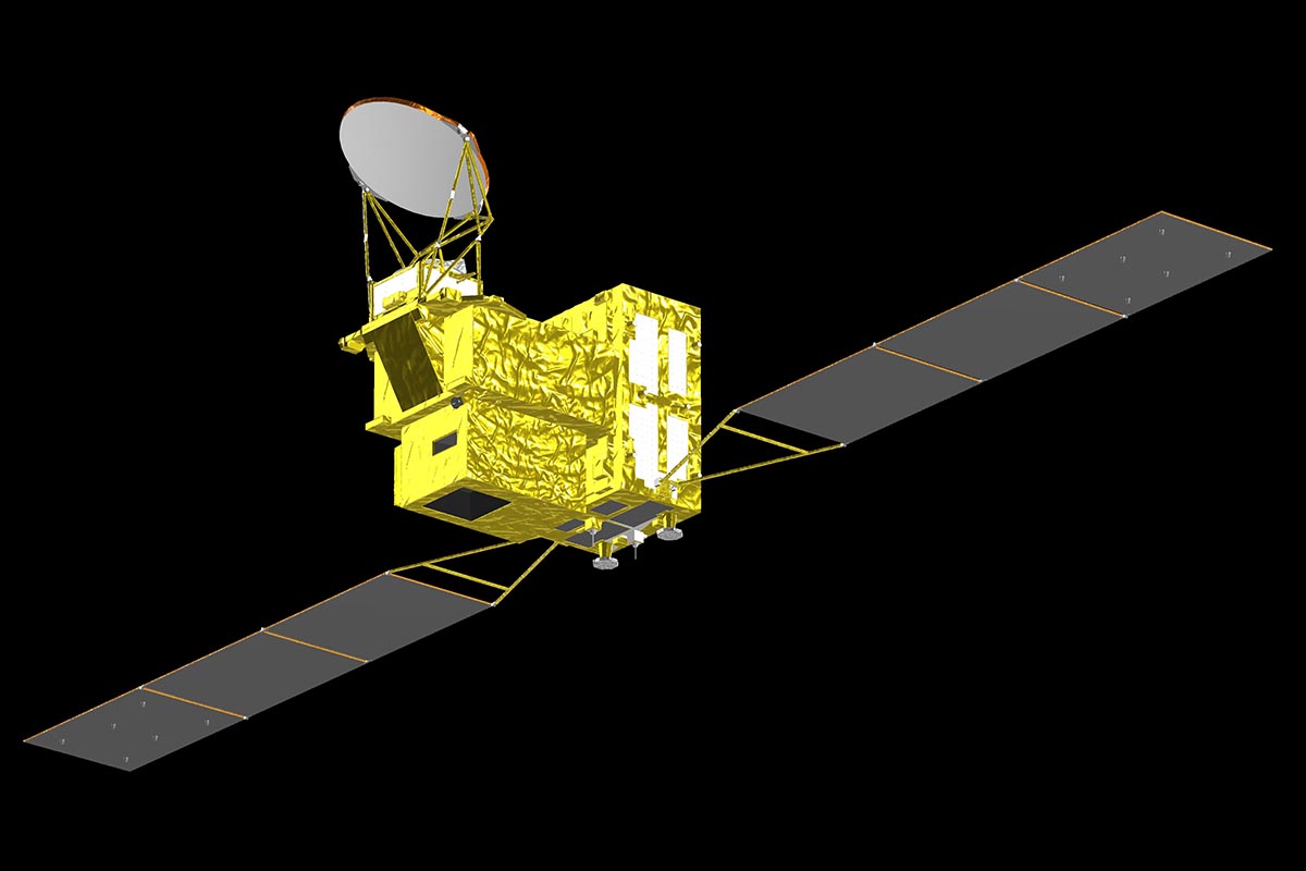 温室効果ガス・水循環観測技術衛星(GOSAT-GW)(Credit: JAXA)