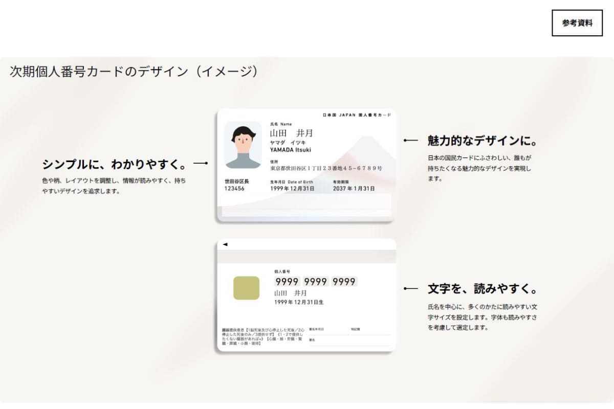 次期カードデザインイメージ。あくまでイメージなので、何も決まったものはありません