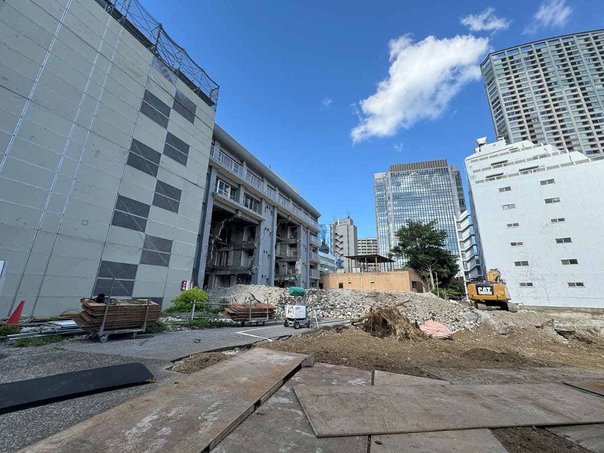 「赤坂七丁目2番地区第一種市街地再開発事業」現地(2024年8月撮影)
