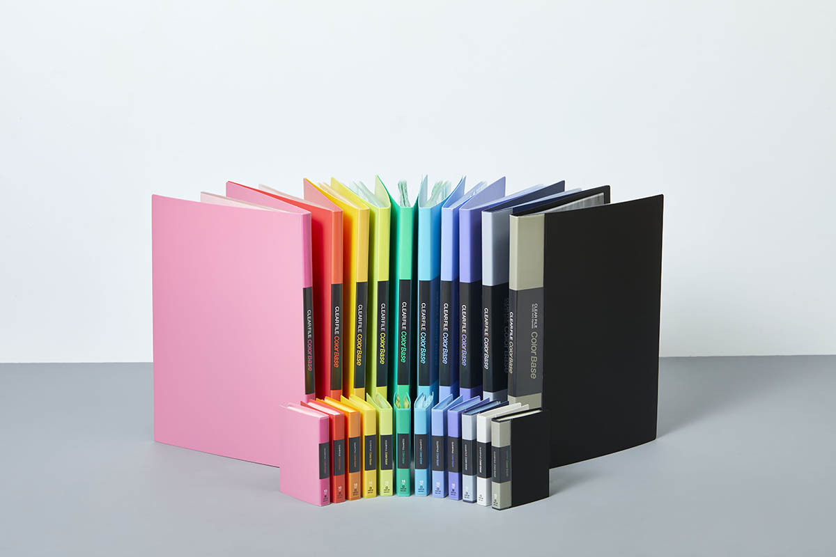 クリアーファイル カラーベースとミニカラーベース