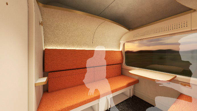 2人用個室座席使用時 イメージ