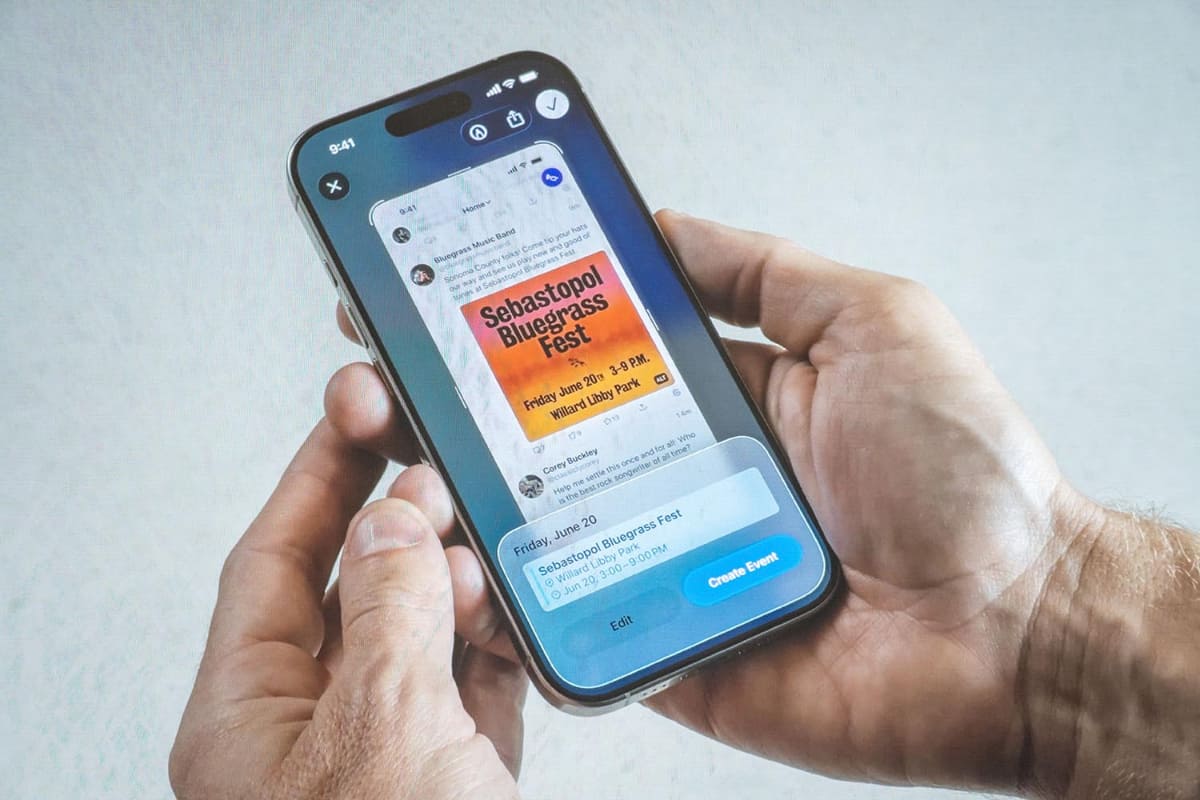 Apple Intelligenceも継続強化中。スクリーンショットから文脈に応じた処理を行なう機能も