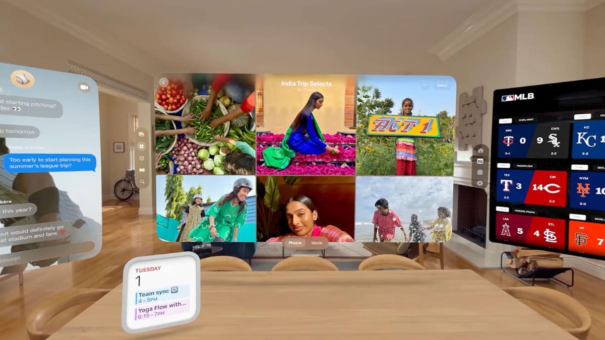 厳しい評価も聞かれるVision Proだが、OSは大幅進化