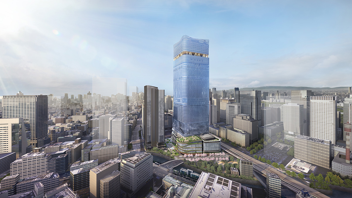 TOKYO TORCH 外観パース(提供：三菱地所設計)