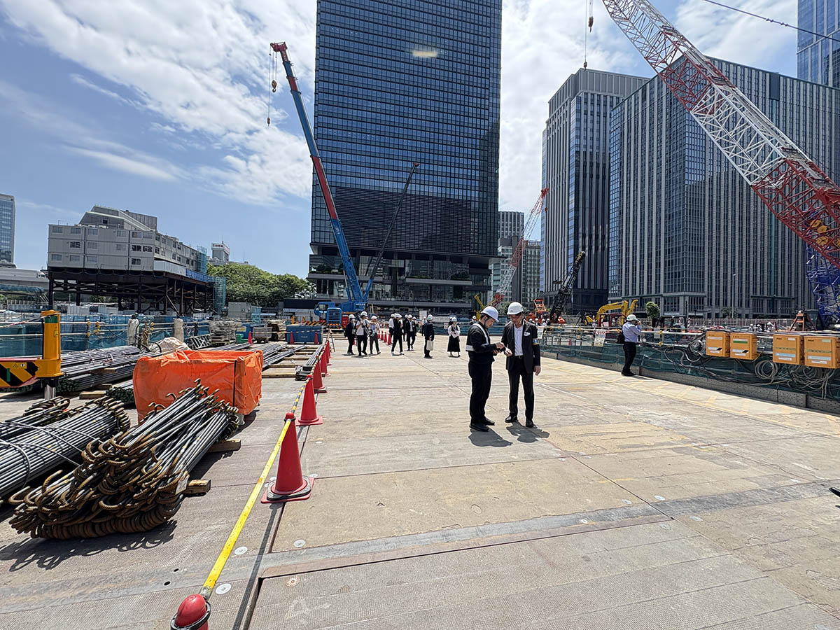 建設現場地上の様子