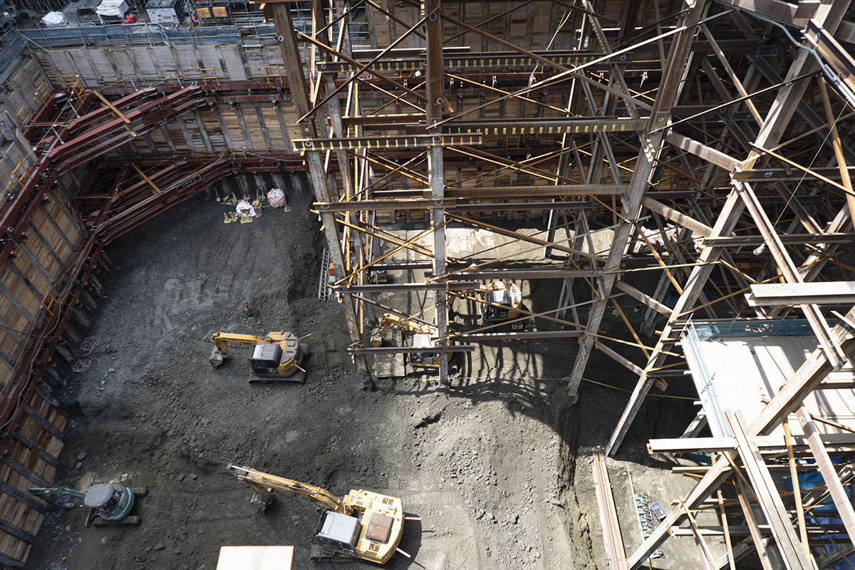 地上部から見た地下の様子