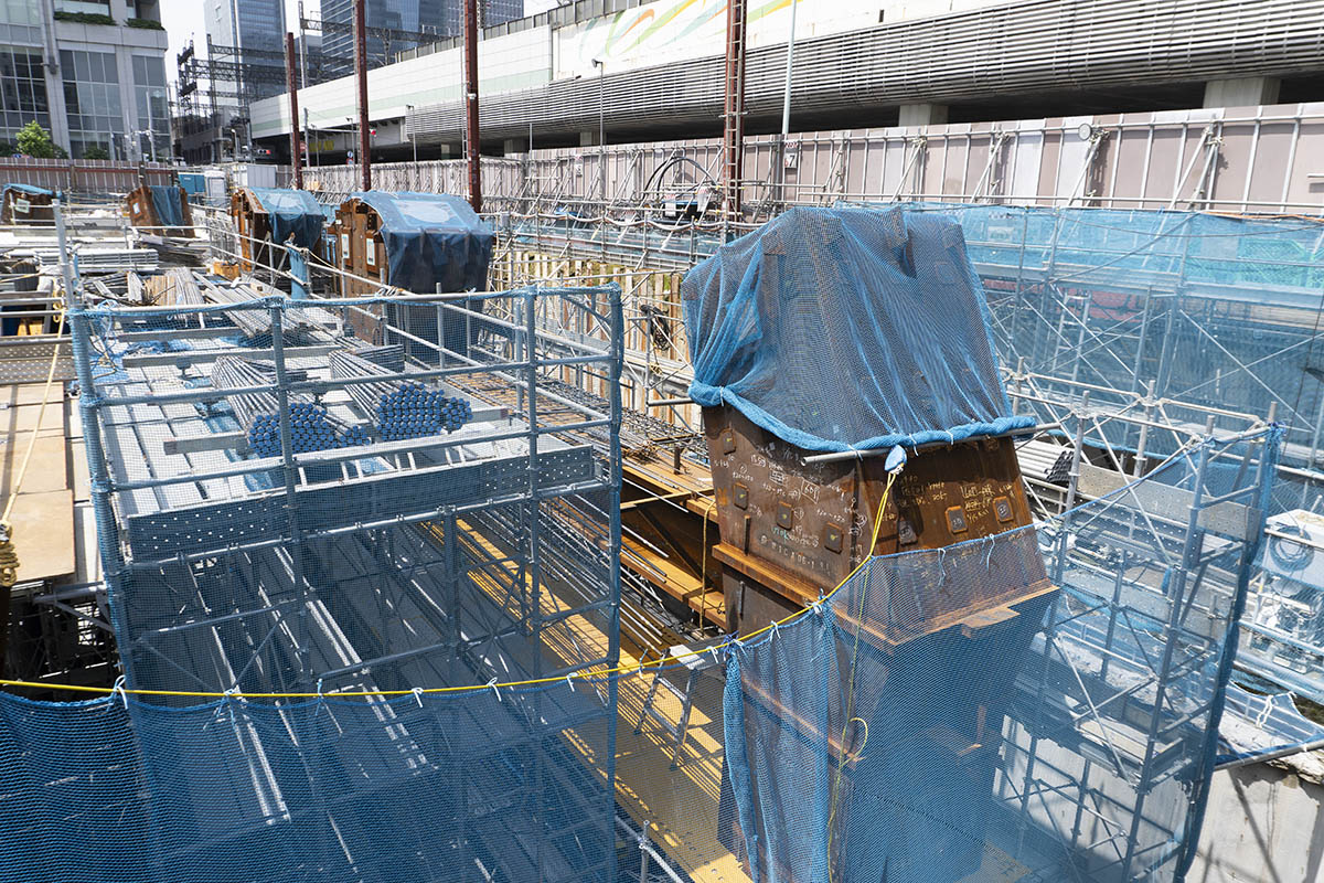 建設現場地上の様子