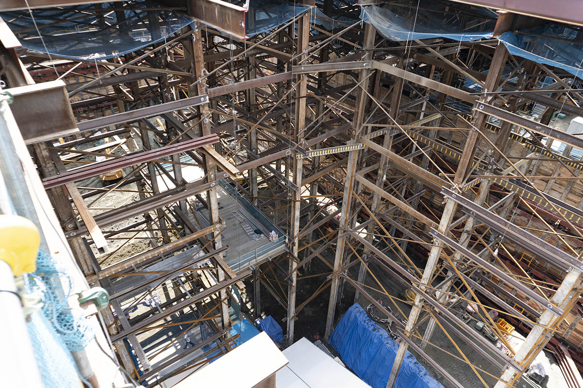 地上部から見た地下の様子