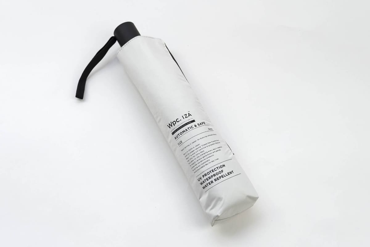 Wpc.IZA オートマティック&セーフ(4,620円)。収納時のサイズは28×7cm(長さ×直径)、重さ325g