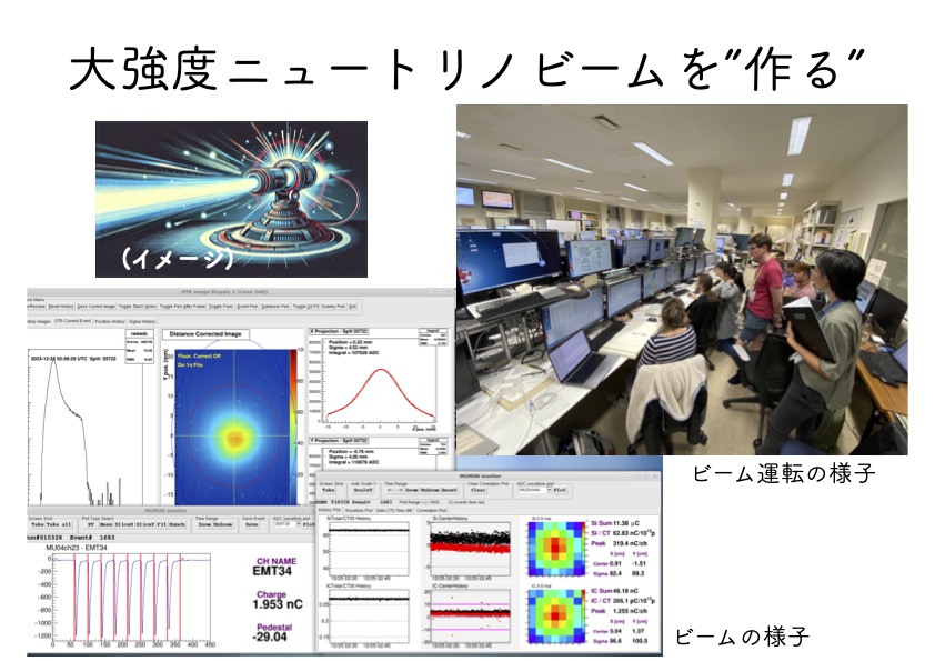 ビーム運転の様子