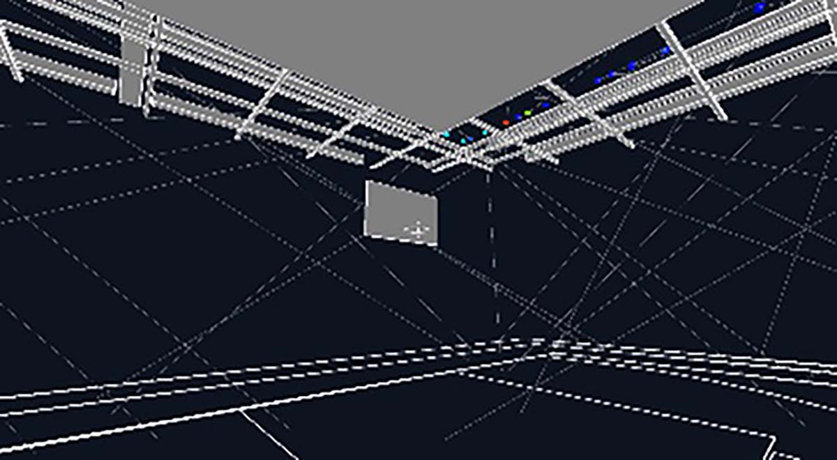 3Dシミュレーションでまぶしさ検証