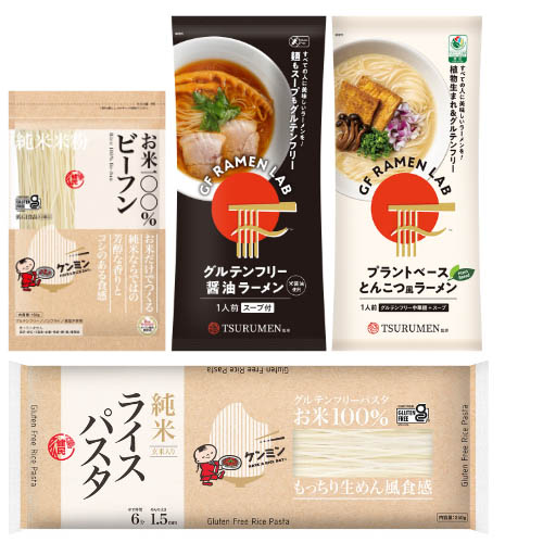 お米100%ビーフンやなどお米だけでつくる麺はコシのある食感を楽しめる
