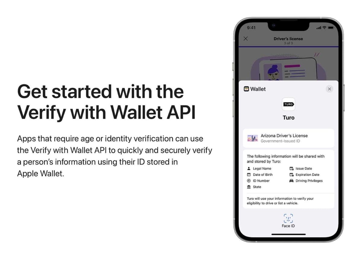 Appleの「Verify with Wallet API」解説ページ