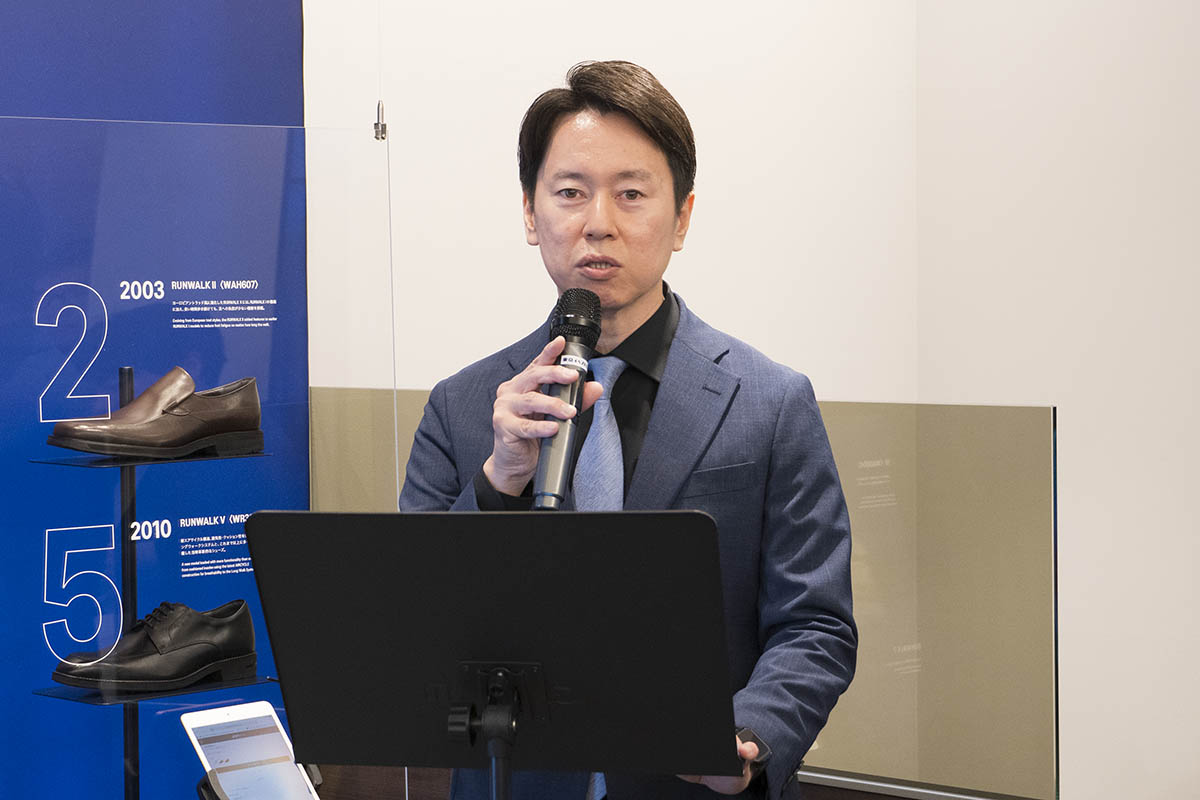 アシックス商事 国内事業統括部 ウォーキングプロダクト本部 本部長 松尾大氏