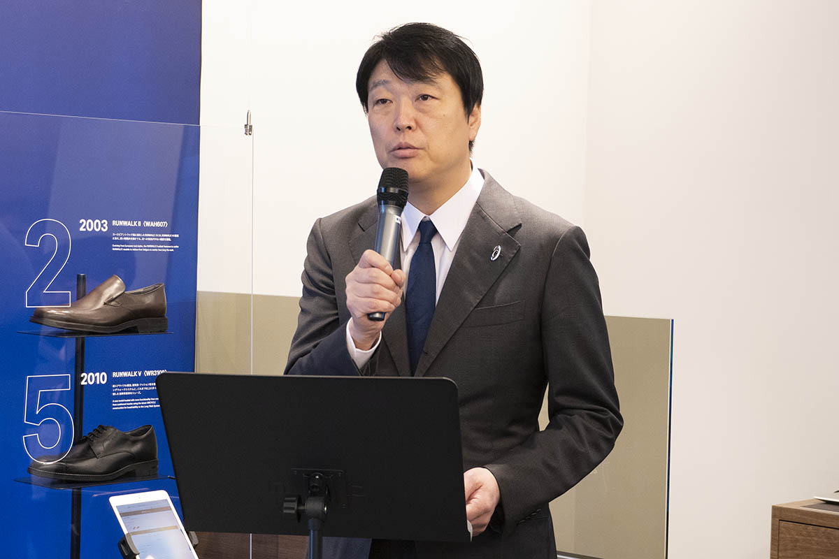 アシックス商事 代表取締役社長 小林淳二氏