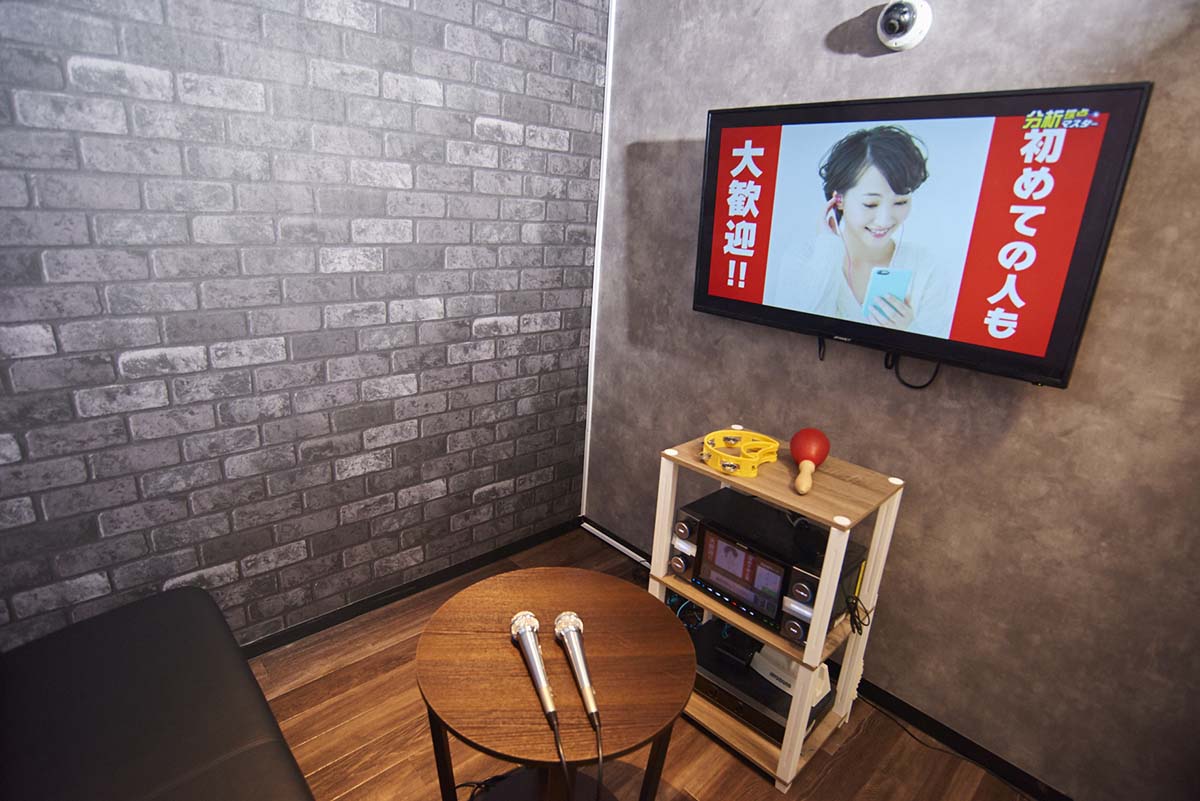 現在利用が多い設備はカラオケ。新店舗の物件選定にはカラオケを導入できるかも重視することになるという