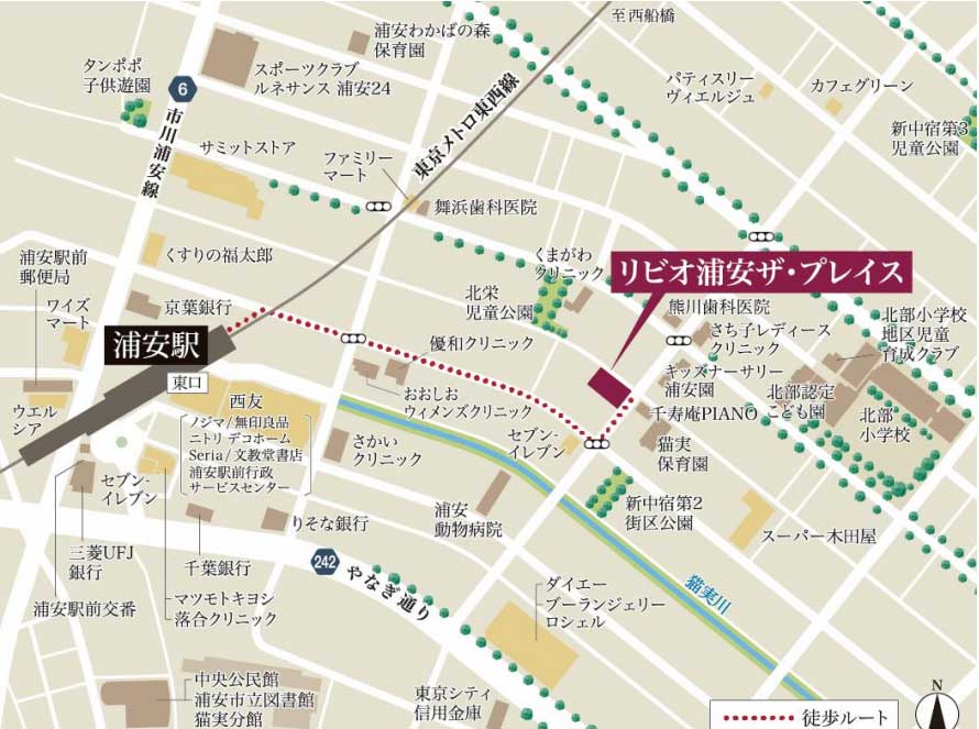 物件位置図