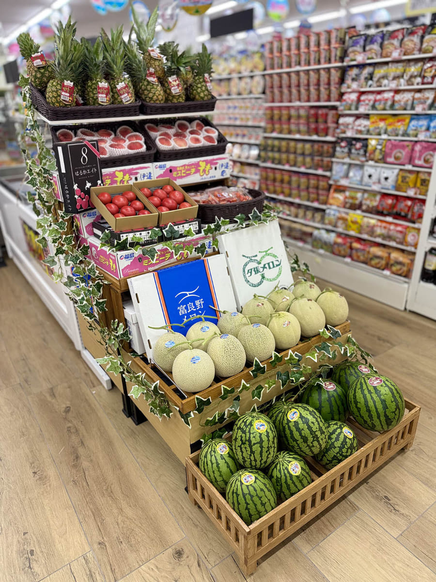 野菜・果物専用売場