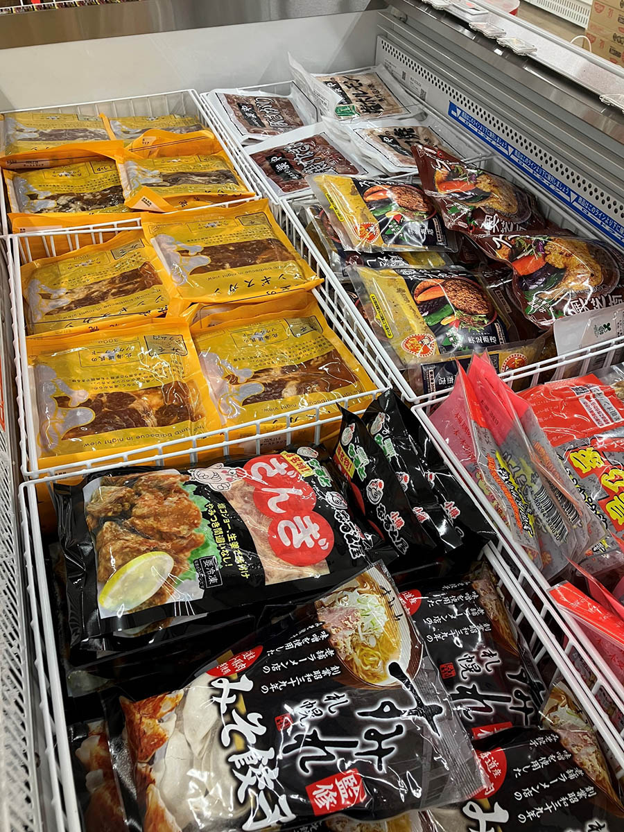 冷凍肉、地域商品の導入