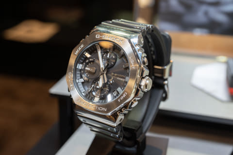 CASIO クロノグラフ WR100M ステンレス FULL METAL -GMC-B2100 | G-SHOCK 腕時計