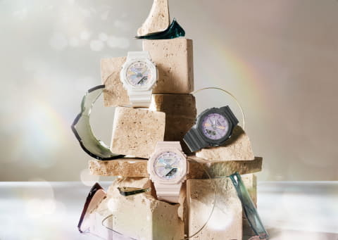 G-SHOCK、きらめく偏光カラーの小型モデル - Impress Watch
