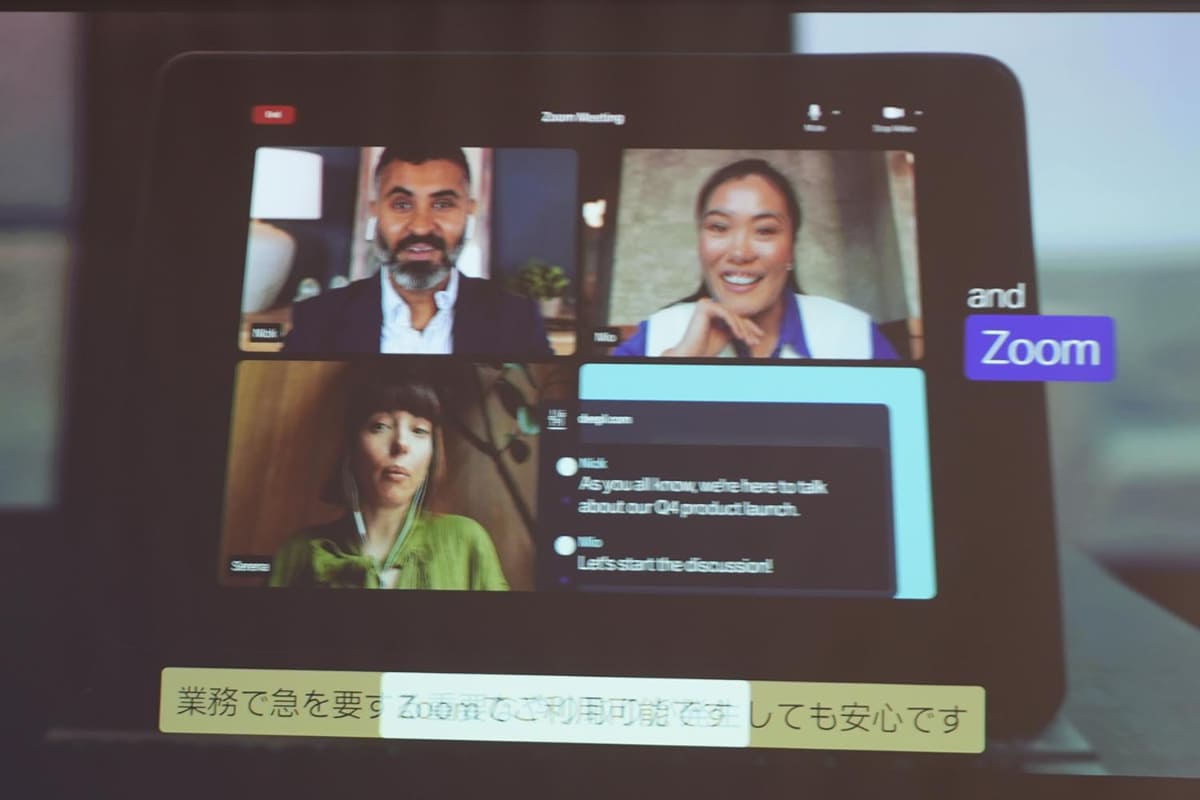 ZOOMに対応予定