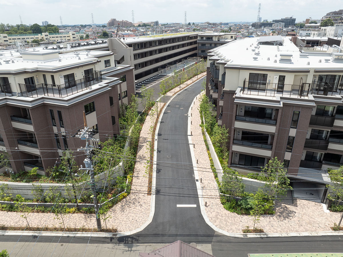 左が風ノ棟、右が杜ノ棟