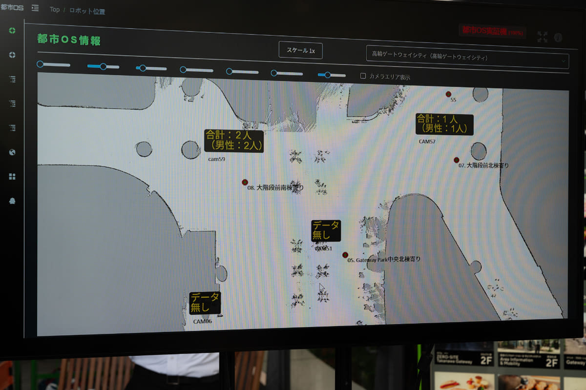 カメラなどを活用、都市OSが来街者を分析・把握