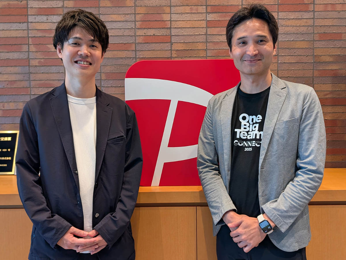 PayPay執行役員の柳瀬将良氏(右)と同社金融事業統括本部 金融戦略本部 金融戦略部部長の髙原啓太氏(左)